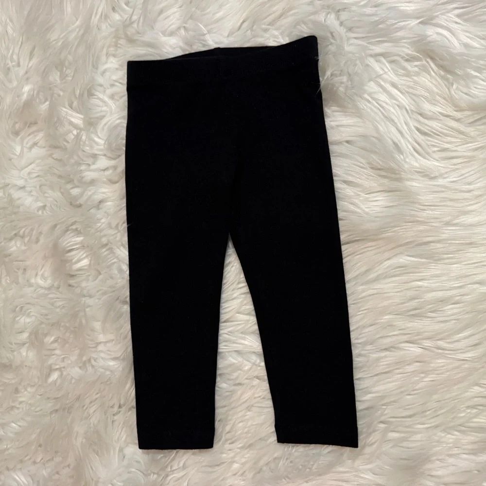 The Children’s Place Girls 2T Leggings‎ Bundle Gray Black Pull On Stretch Pants